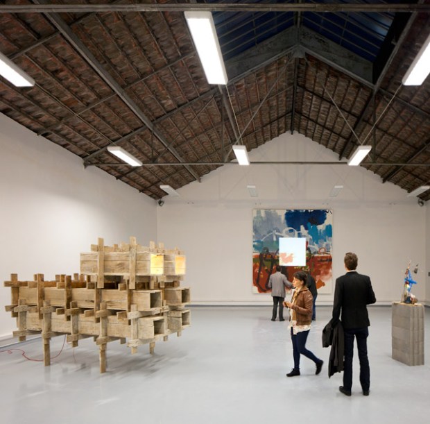 Pavilhão 31 inauguração. Na imagem obras de Eduardo Souto de Moura, Miguel Palma e  do atelier de artes plásticas do Centro Hospitalar Psiquiátrico de Lisboa. © Fotografia: d10photo | David Pereira.