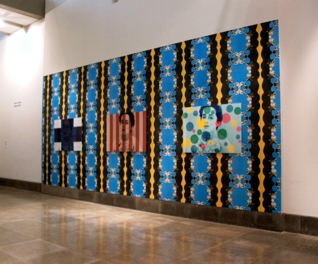 Júlia Ventura, Geometrical reconstructions and figure with roses, 1987, MNAC-MC. Inv. 2814, 2815, 2816. Doado por Manuel dos Santos.