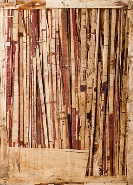 Inês Norton: O Meu Cúbico, Intervenção em palete de madeira, 100 x 80 cm, 2012.