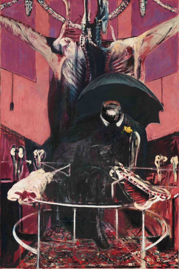 Francis Bacon, 1946 Painting. Oil and pastel on linen, 6' 5 7/8" x 52" (c) 2009 The Estate of Francis Bacon/ARS, New York/DACS, London