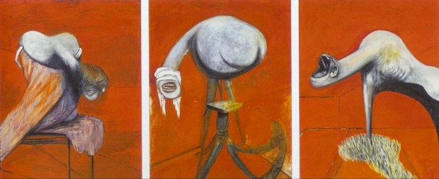 Francis Bacon Three Studies for Figures at the Base of a Crucifixion 1944 (C) The Estate of Francis Bacon/ARS, New York/DACS, London