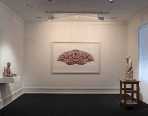 Vista da exposição AR, Parte I, de Miguel Branco, fotografia de Macelo Costa.© Imagem cortesia da Galeria Belo-Galsterer, Lisboa.