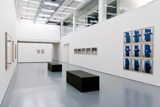 Helena Almeida, vista da da exposição Transubstaciação, 2013 © Fundação Leal Rios, Fotografia: João Biscainho; Edição: Rui Silva. 